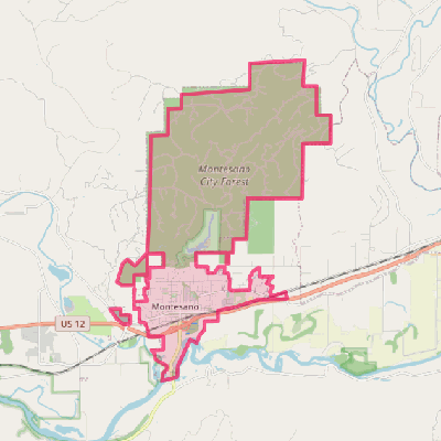 Map of Montesano