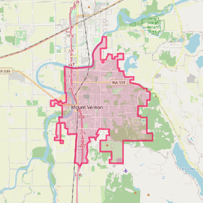 Map of Mount Vernon