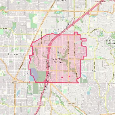 Map of Mountlake Terrace