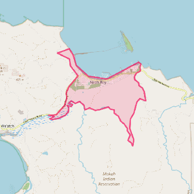 Map of Neah Bay