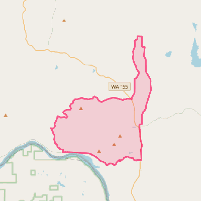 Map of Nespelem Community