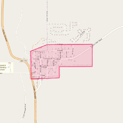 Map of Nespelem