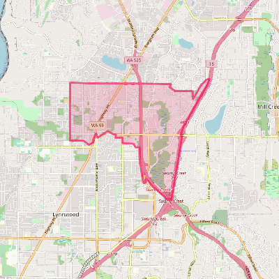 Map of North Lynnwood