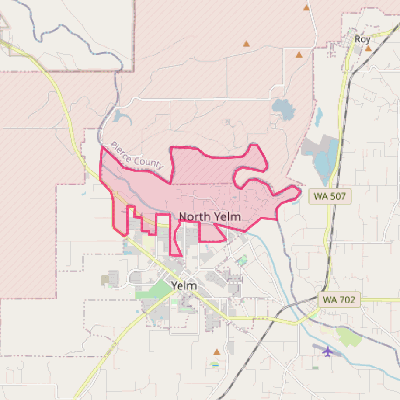 Map of North Yelm