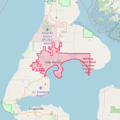 Map of Oak Harbor