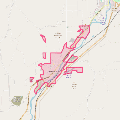 Map of Okanogan