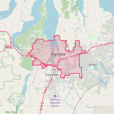 Map of Olympia