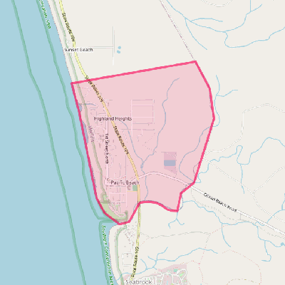 Map of Pacific Beach