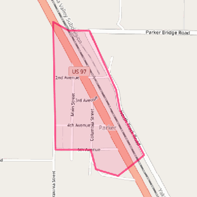 Map of Parker