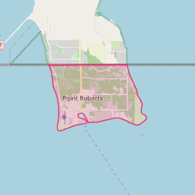 Map of Point Roberts