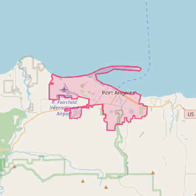 Map of Port Angeles