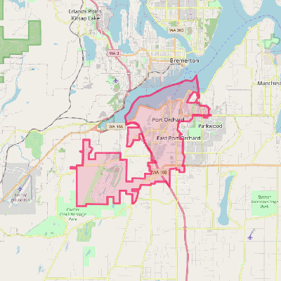 Map of Port Orchard