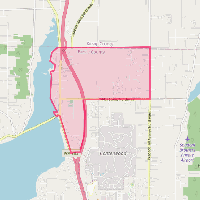 Map of Purdy