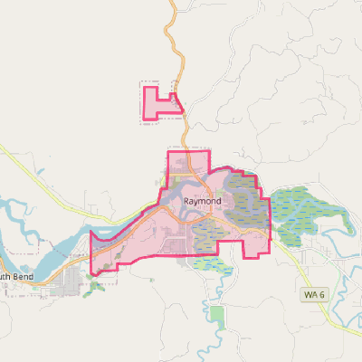 Map of Raymond