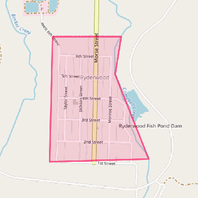 Map of Ryderwood