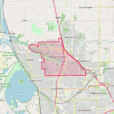 Map of Salmon Creek