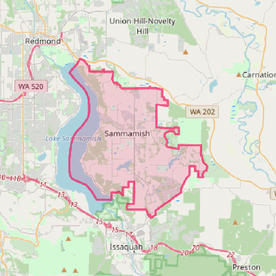 Map of Sammamish