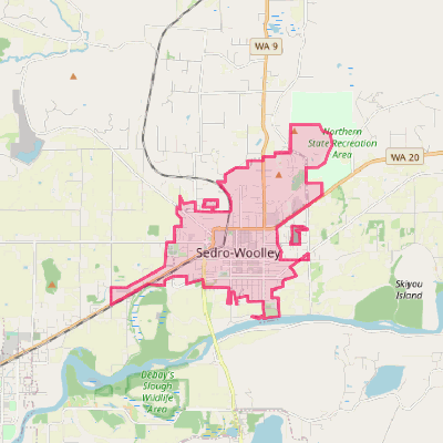 Map of Sedro-Woolley