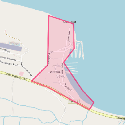 Map of Sekiu