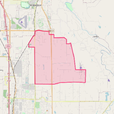 Map of Sisco Heights