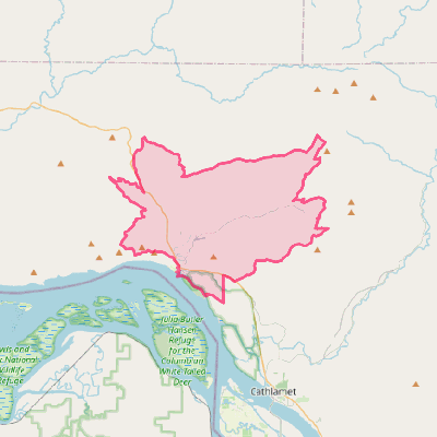 Map of Skamokawa Valley