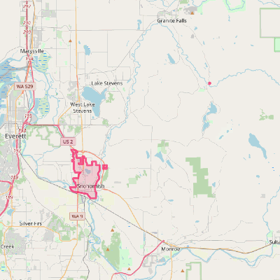 Map of Snohomish