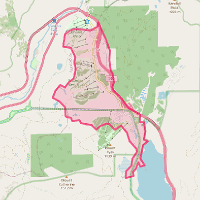 Map of Snoqualmie Pass