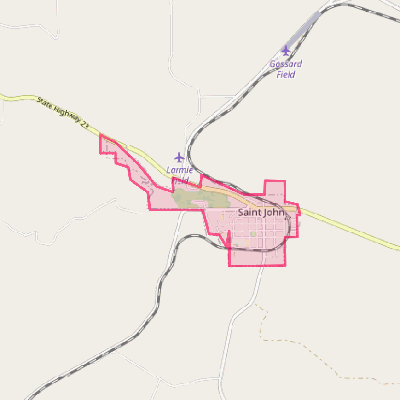 Map of St. John