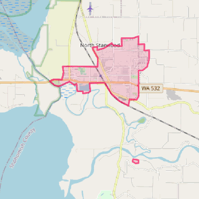 Map of Stanwood