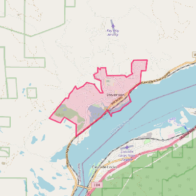 Map of Stevenson