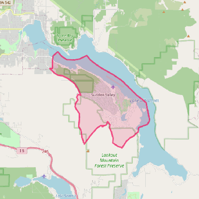 Map of Sudden Valley