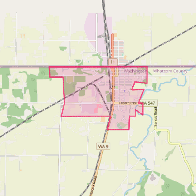 Map of Sumas