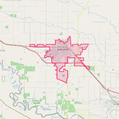 Map of Sunnyside