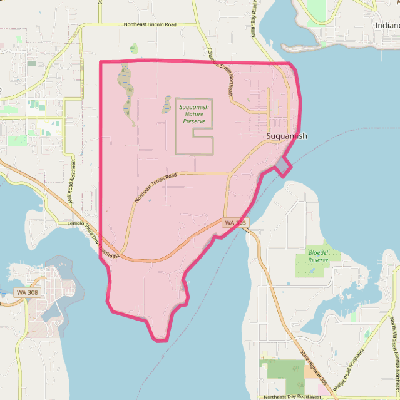 Map of Suquamish