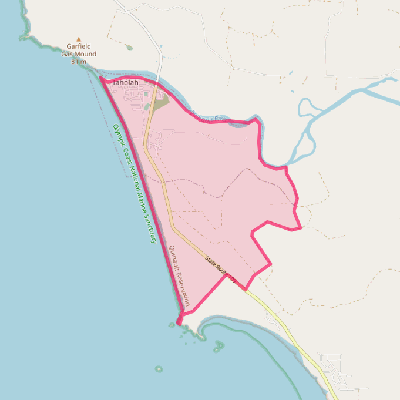 Map of Taholah