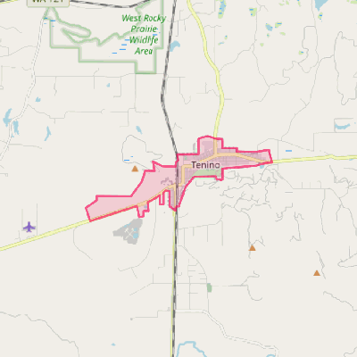 Map of Tenino