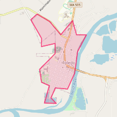 Map of Toledo