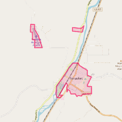 Map of Tonasket