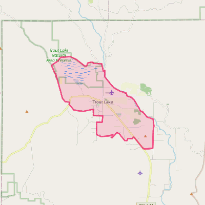Map of Trout Lake