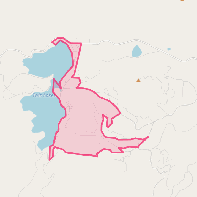 Map of Twin Lakes