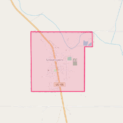 Map of Uniontown