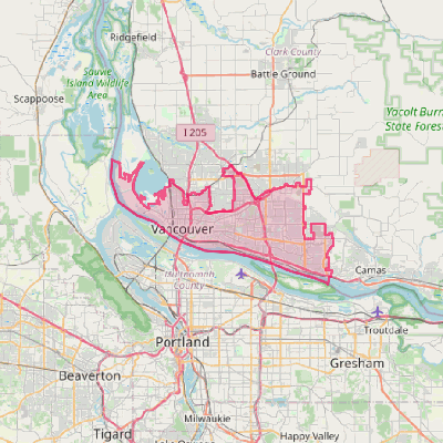 Map of Vancouver