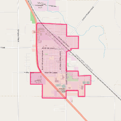 Map of Wapato