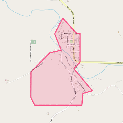 Map of Waverly