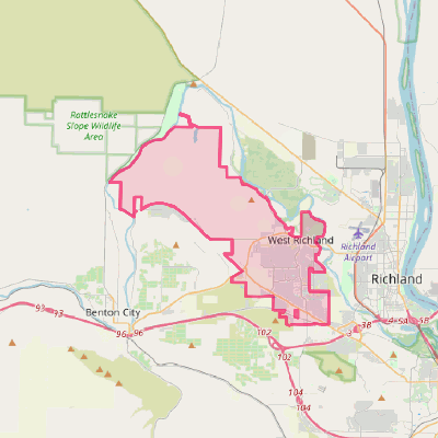 Map of West Richland