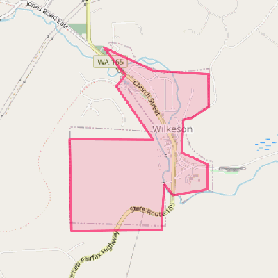 Map of Wilkeson