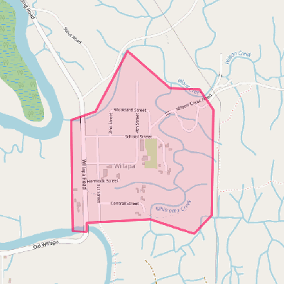 Map of Willapa