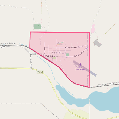 Map of Wilson Creek