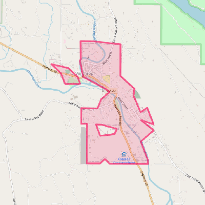 Map of Winthrop