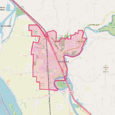 Map of Woodland